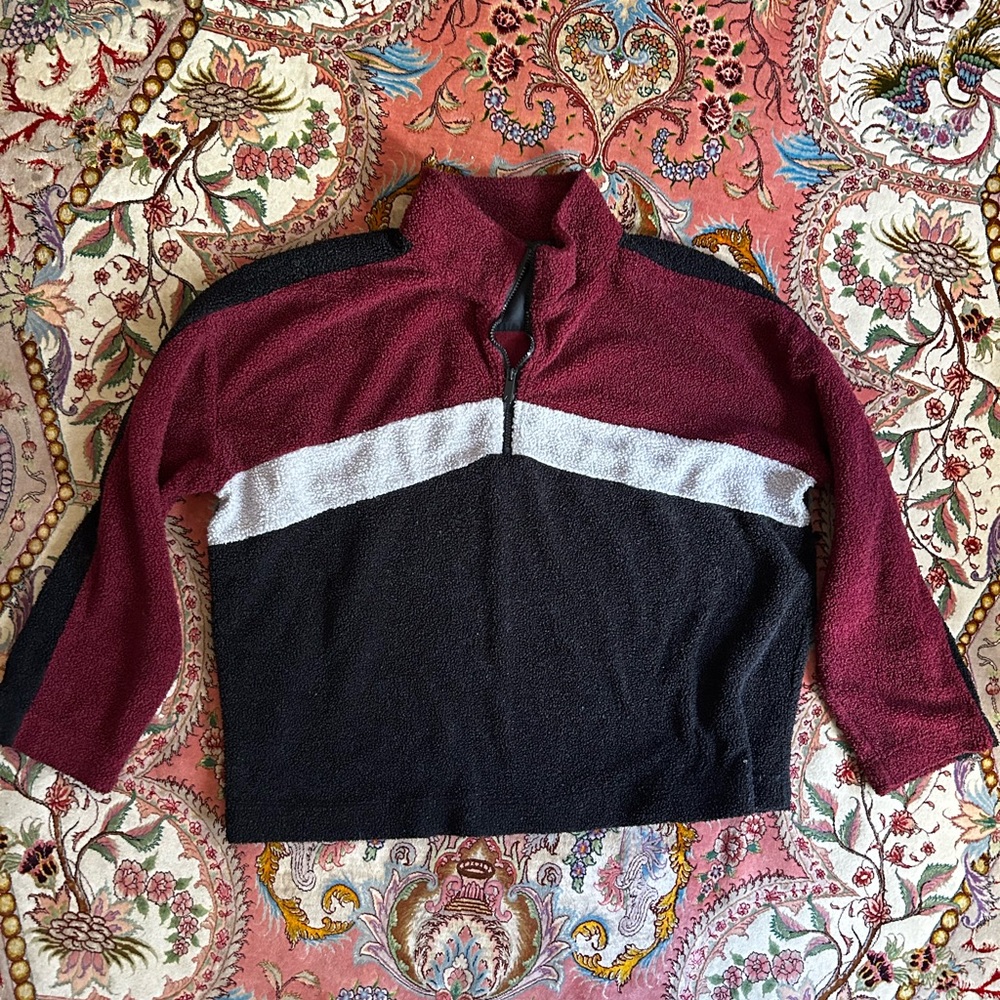 ALALA Fleece Color Block Pullover Womens 1X